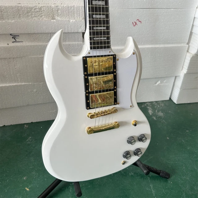 SG Gibso.n White Electric Guitar Fast Free Shipping
