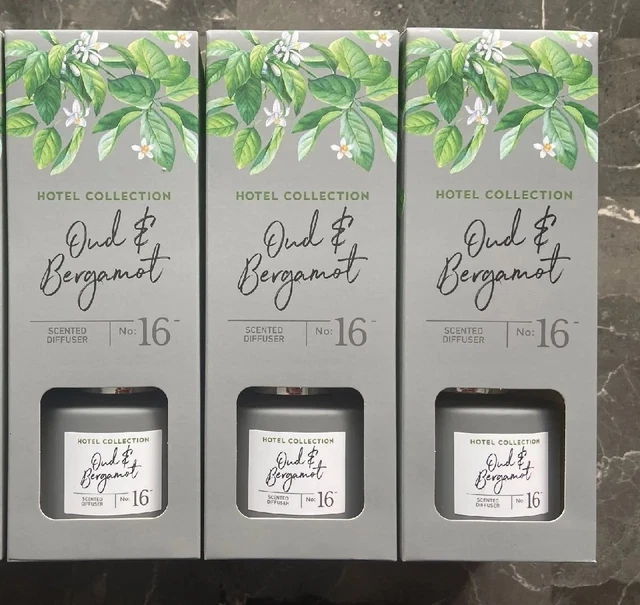 3 X ALDI Hotel Collection Reed Diffuser No. 16 Oud & Bergamot 100ml