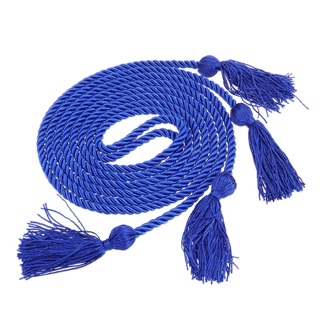 Cuerdas para accesorios de graduación sombrero del médico