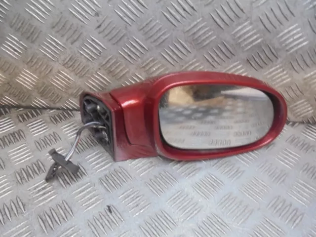 2000 Mercedes A Class A160 W168 Avantgarde Drivers Wing Mirror Electric Red