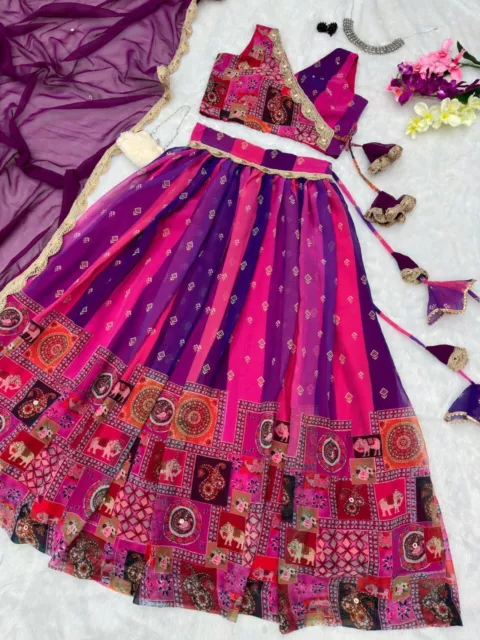 Party Wear Lengha New Wedding Indian Bollywood Pakistani Designer Lehenga Choli