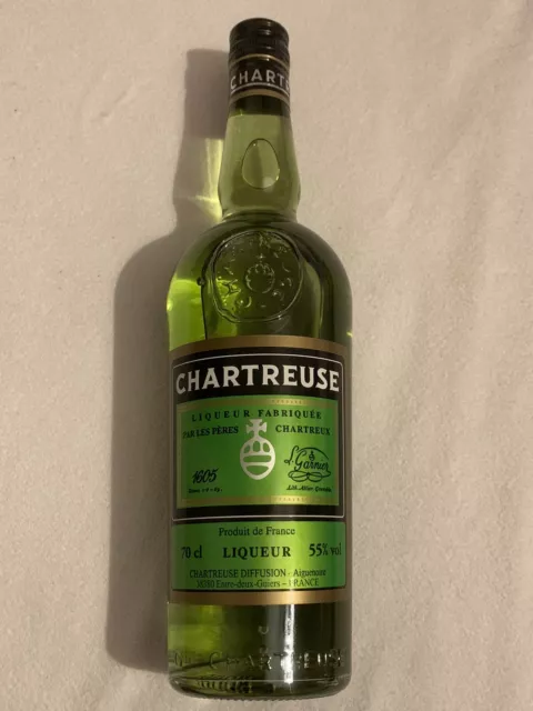 Chartreuse Verte Liqueur des Pères Chartreux 35 cl 55% vol. millésime 2022