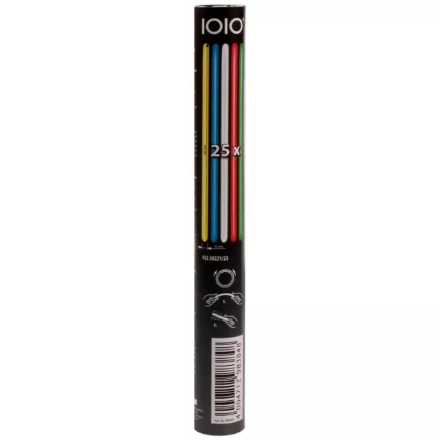 IOIO FLS 30221 Knicklichter 25 Stk. 7 Farben +Konnektor