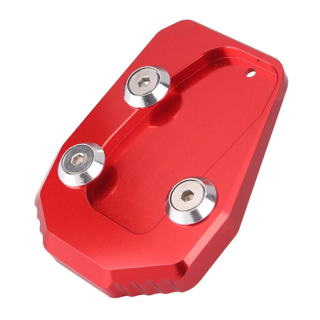 Piastra Estensione Supporto Laterale Calciatore Rosso per Yamaha MT09 2013 2014 2015 2016