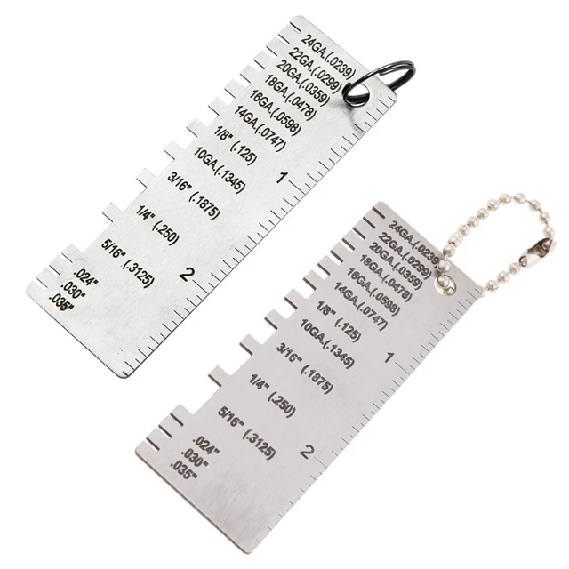 Weld Width Ruler THICKNESS GAUGE WELD Ruler Welding Seam Gauge Sheet Measuring Tools ...