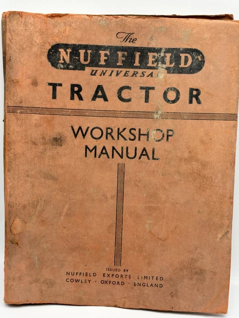 BMC NUFFIELD Tractor Workshop Manual Book