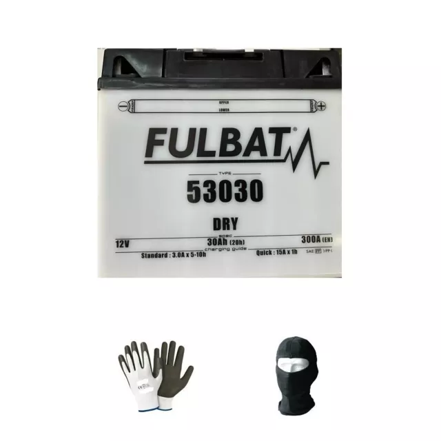 Per Bmw R 80 Rt (1Discs) R 80 Rt 800 1985-1995 Batteria Fulbat Gia' Pronta 5303