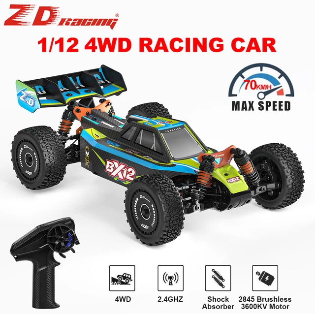 Xd Racing ZD RACING BX-12 1/12 Vehicle 2.4GHz 70KM/H High Speed Brushless Racing ...