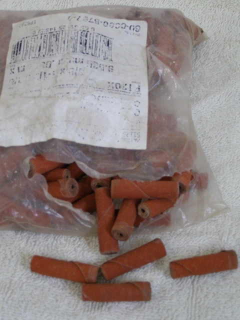 88 Sanding Cartridge Rolls 3/8 x 1-1/2" x 1/8 hole 120 Grit