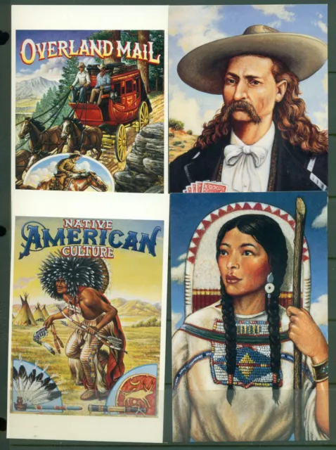Mint Set of 20 USPS Postal Cards - LEGENDS OF THE WEST Issues