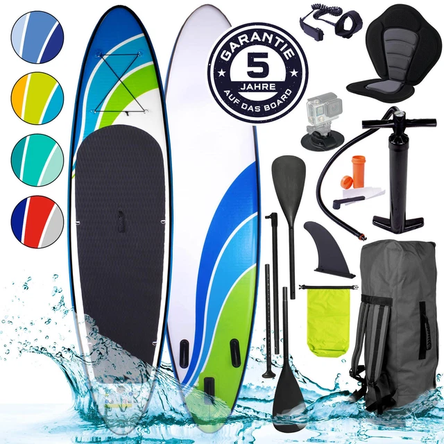 HEYBOARD Stand Up Paddle Board Gonfiabile 320 x 81x 15cm con Accessori