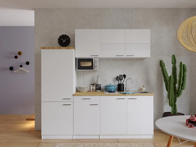 Cucina attrezzata cucinino Bianca Malia 210 CM