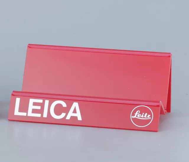 Brand New Unused Leica Ernst Leitz Wetzlar Acrylic Camera Display Stand M R SL