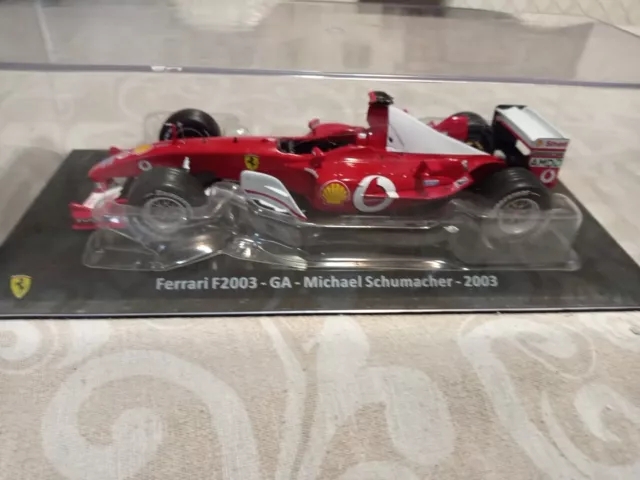 078  1/24 F1 Ferrari F2003 GA Schumacher 2003  Centauria Panini Altaya Atlas