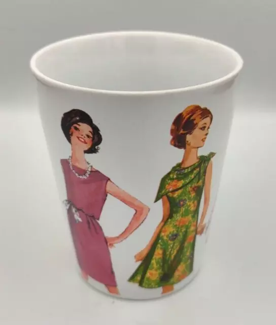 1960s SIMPLICITY Dress Patterns Groovy Retro Vintage Style Coffee Mug Tea Cup 3