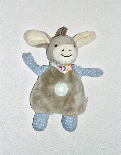 wie Neu 💙🍃 Sterntaler Esel Emmi Wärmekissen Körnerkissen Hafersäckchen grau