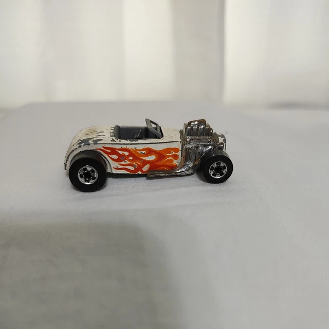 VINTAGE 1975 HOT Rod Roadster Flames Mattel Hot Wheels Made In Hong
