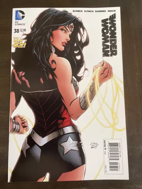 Wonder Woman #38 New 52 1:100 Finch Variant Dc Comics Nm
