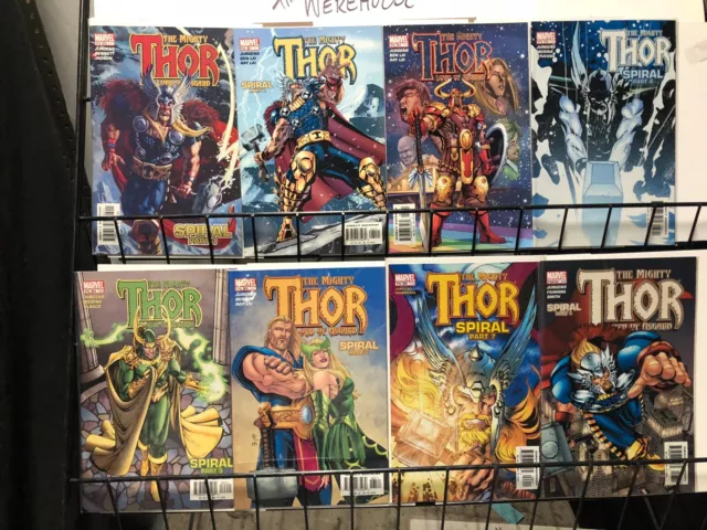 THOR (April-October 2003) 60-67  Dan Jurgens "Spiral" parts 1-8 complete story
