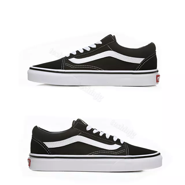 2024 VAN Old Skool Skate Shoes Black All Size Classic Canvas Running Sneakers UK