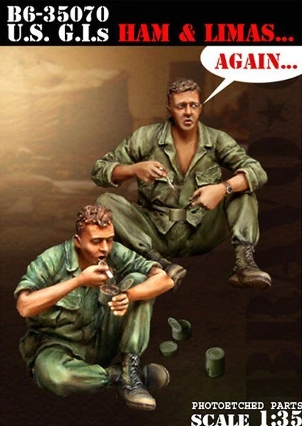 Bravo B6-35070 1/35 American Soldier Vietnam Eating Body Set
