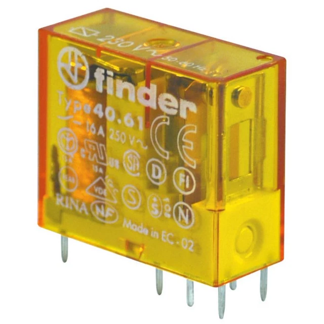 Finder Rele Multifunzione Connesso 1 Scambio 16A 250V - Yesly 13218230B00 - Foto 7