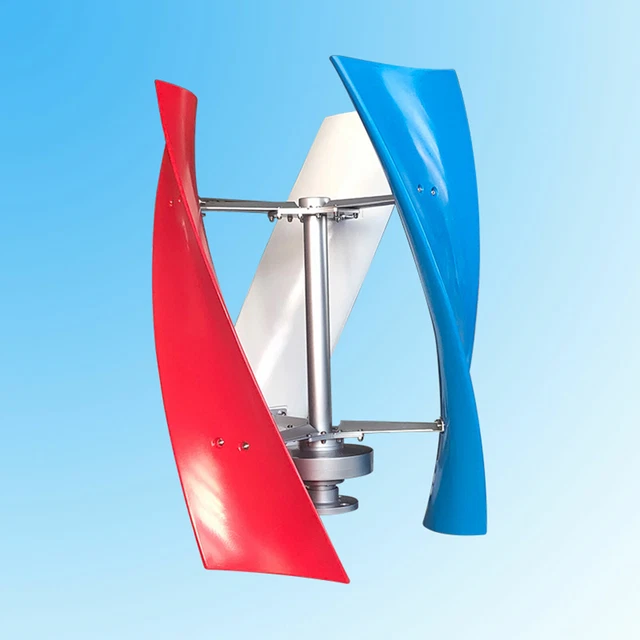 Rueda eólica vertical 24V aerogenerador jardín turbina eólica 400 vatios
