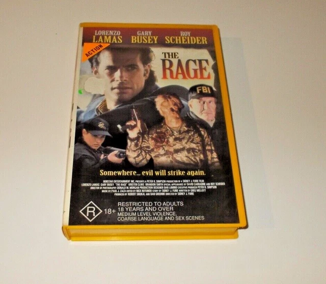 The Rage VHS Lorenzo Lamas  Gary Busey Pal