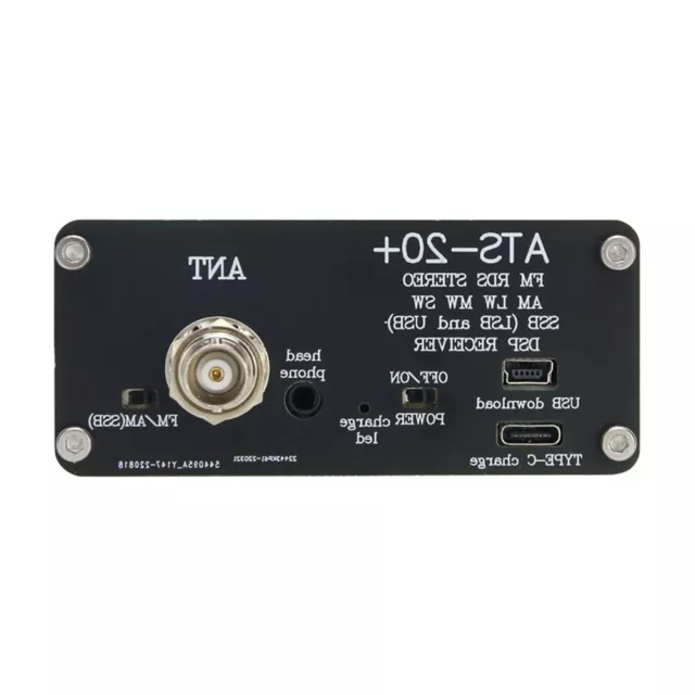 Receptor de radio ATS 20+Plus AT 0 V2 SI4732 con receptor DSP FM/AM y SSB
