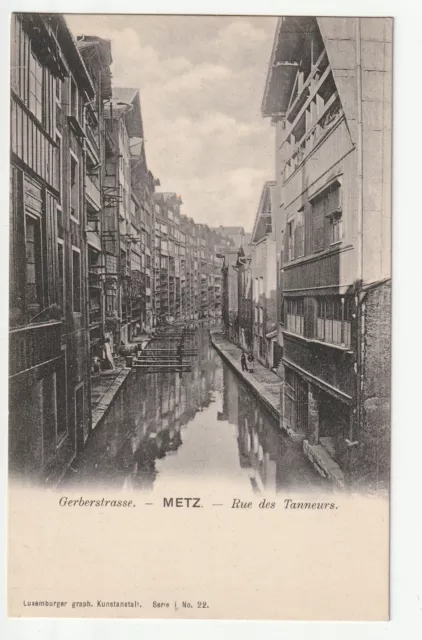METZ - Moselle - CPA 57 - streets - Rue des Tanneurs