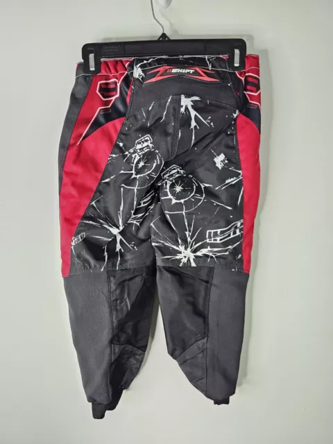 Motocross Pants Youth Size 28 Shift Racing Black/Red/White with some stains