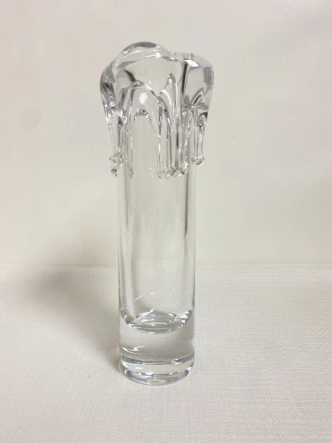 Vintage Peill & Putzler Crystal German Art Glass Drip Vase 8.75" PEILL PUTZLER Vintage Peill & Putzler Crystal German Art Glass Drip Vase 8.75" PEILL PUTZLER