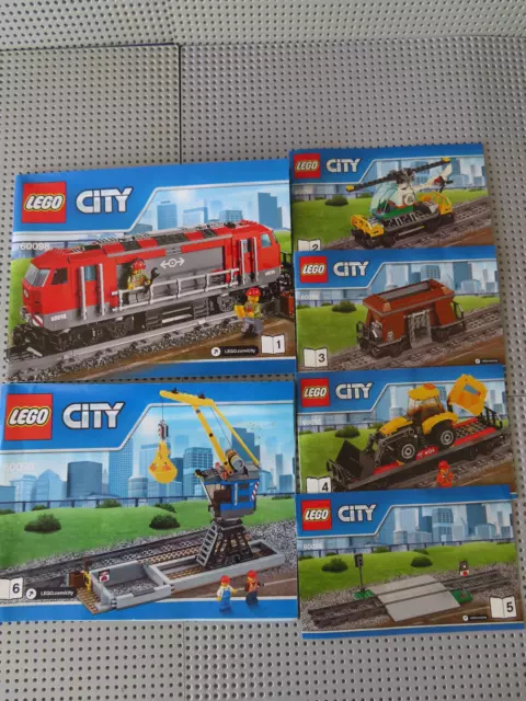 LEGO City 60098 Schwerlastzug 100 % kpl. Anleitung  Figuren OVP TOP Zustand 2