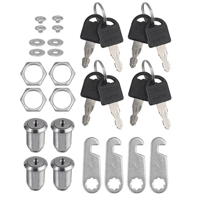 Cerradura de buzón cerradura de gancho cerradura llave 16/20/25/30mm
