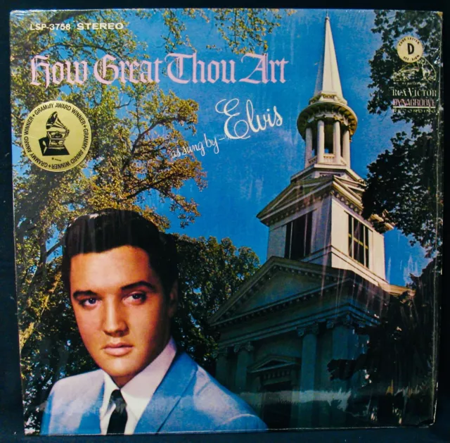 ELVIS PRESLEY~How Great Thou Art~Lp In Shrink/Grammy Hype-RCA VICTOR #LSP 3758