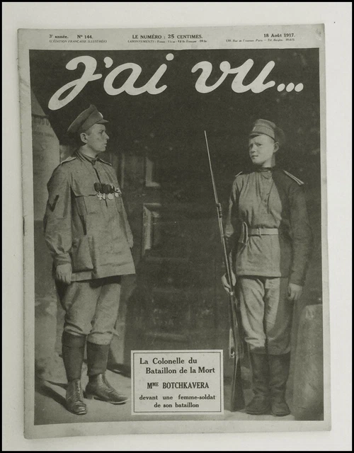 Magazine J'AI VU – 12 Mai 1917 : Plateau De Moronvilliers (1ère Guerre Mondiale)
