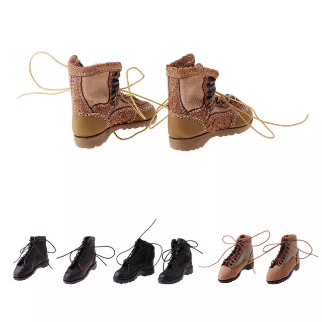 1/6 Scale Men's Modern Soldier Boots Lace Shoes for 12inch Action Figure Toy