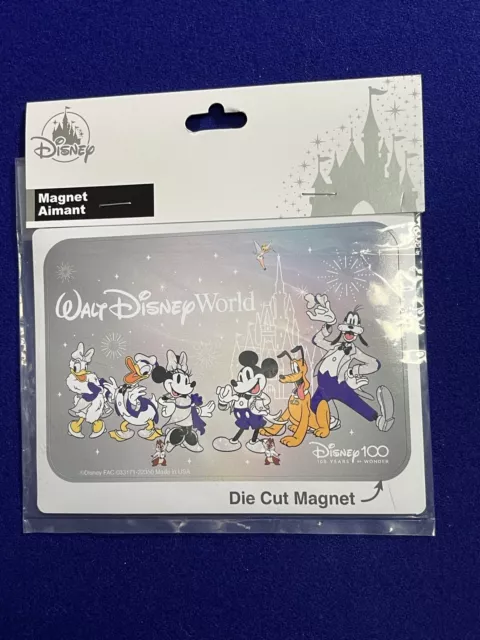 Disney Parks 2023 D100 Mickey & Friends Die Cut Magnet NEW