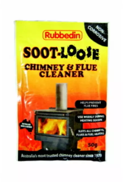 WBA021 12 x 50g sachets Soot Loose Chimney & Flue Cleaner