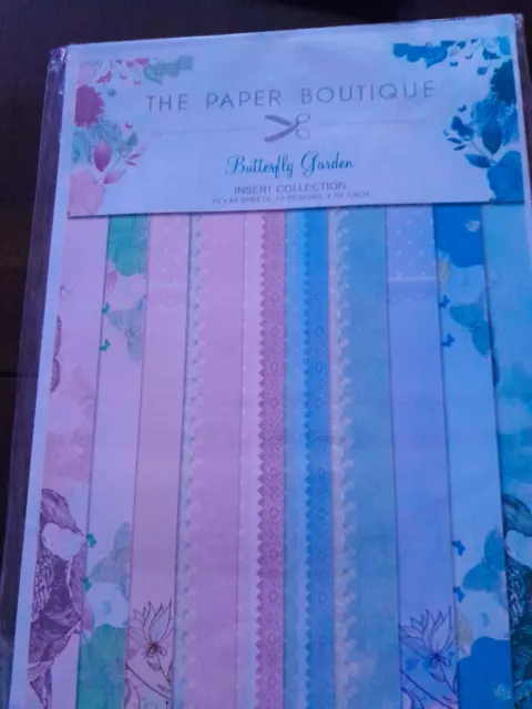 THE PAPER BOUTIQUE Schmetterling Garten Einsatz Sammlung