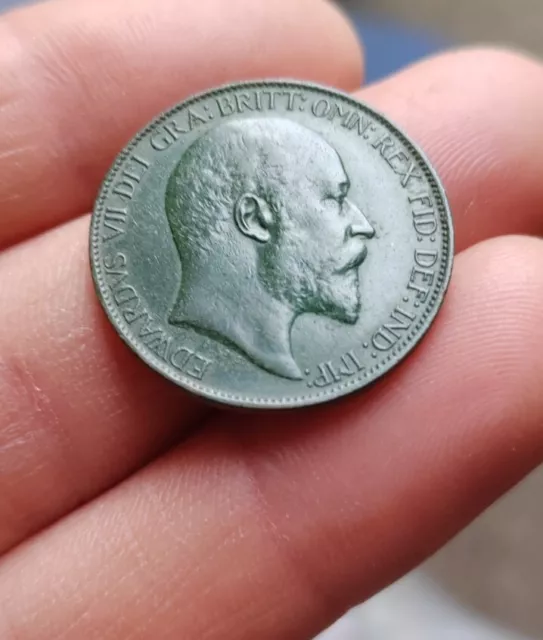 King Edward VII Half Penny 1906.