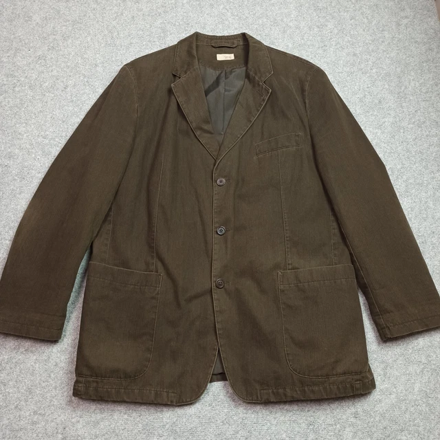Veste/blazer Homme Rodrigo En Velours Côtelé Marron Foncé Taille 50 - 100% Coton, Fait En France, Occasion TBE