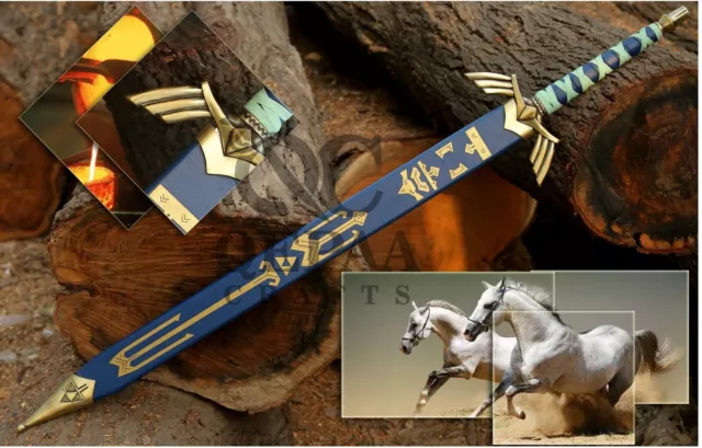 Handmade Damascus Steel Vikings Sword, Sharp blade sword, battle ready Sword 2