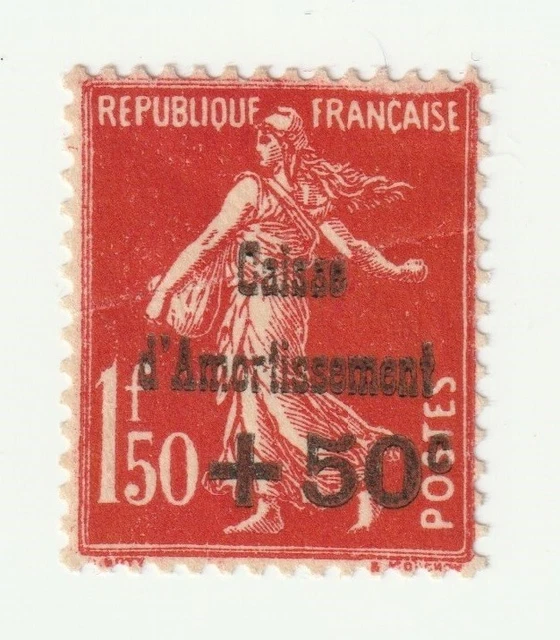 Timbre France YT 188A Semeuse Mineraline - Neuf Sans Charnière - Émission 1900-1940