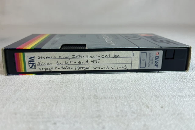 “Blank” VHS Tape Sold As Is See Photos / Read Description