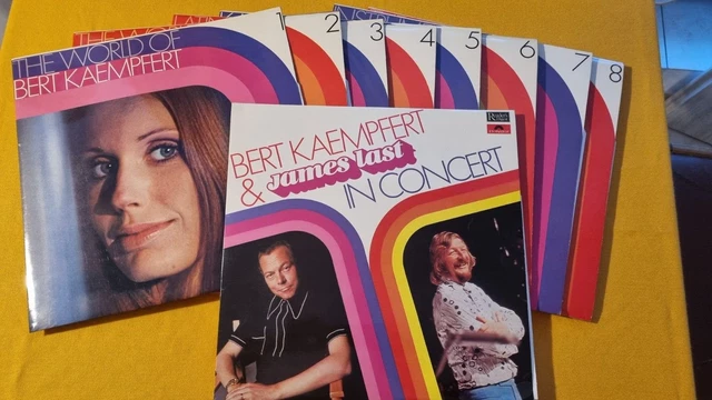 Bert Kaempfert & James Last ‎/ Easy Listening With Kaempert & James Last - 8LP Used box