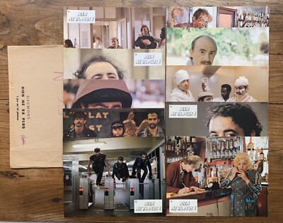 JACQUES VILLERET GERARD LANVIN LES FRERES PETARD 1986 VINTAGE LOBBY CARD #1 