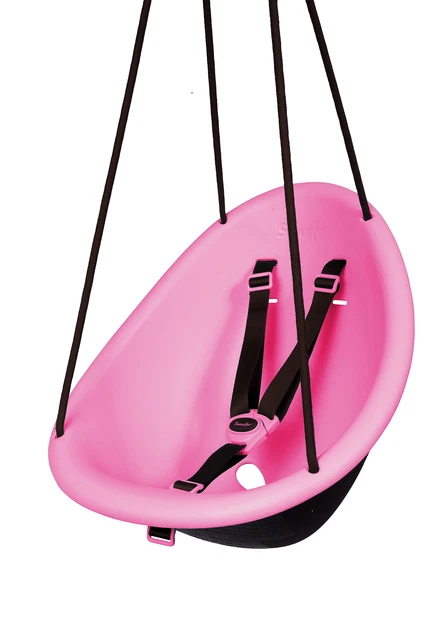 Swurfer Kiwi Baby Swing with Foam-Lined Shell, Indoor and Outdoor Swing, Ages 6