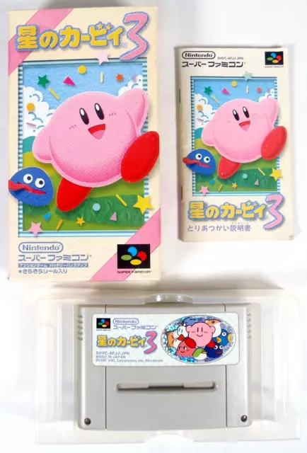 HOSHI NO KIRBY 3 Dream Land Nintendo Super Famicom SFC SNES Jap Japan EUR  68,00 - PicClick FR