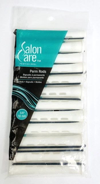 Varillas Perm blancas curvas largas blancas Salon Care Win Way